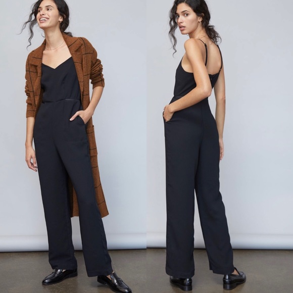 Anthropologie Pants - MAEVE Anthropologie Magdalena Black V Neck Jumpsuit